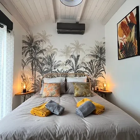 Au Calme Avec Privatif Gratuit Sud Aveyron Les Palmiers Des Causses B&B Saint-Rome-de-Tarn